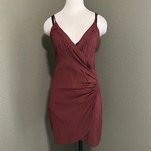 Free People Dylan Mini Slip size Medium color: Desert
